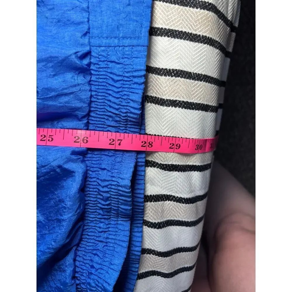 CASUAL ISLE Windbreaker XL Blue Colorblock Retro Lightweight